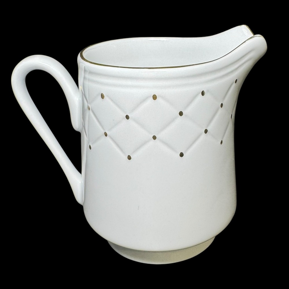 Gibson‎ "Golden Basket" White Gold Embossed Creamer Replacement